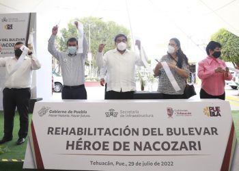 Rehabilitación y nuevas calles son inauguradas en Tehuacán
