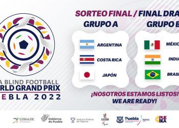 México enfrentará a la India y Brasil en el Mundial IBSA de Futbol en Puebla