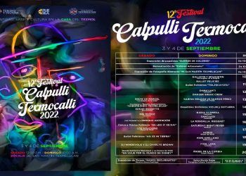 Presentan el 12° Festival Calpulli Texmocalli en Texmelucan