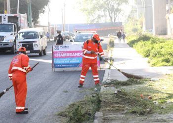 Suma Ayuntamiento de Puebla 27 jornadas de limpieza integral de vialidades