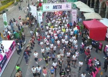 Más de mil 500 personas reunió la 1a Carrera CANACINE en Puebla