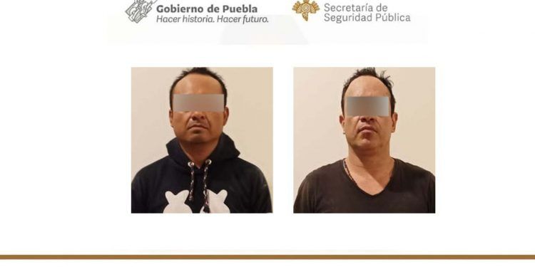 Detiene la Policía Estatal a dos hombres en posesión de estupefacientes en Tehuacán