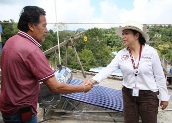 Entrega Secretaría del Bienestar apoyos a familias vulnerables de Eloxochitlán