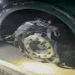 Balean camión de los Leones de Yucatán en la autopista Puebla- México