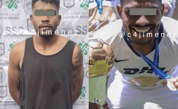 Capturan a exfutbolista de Pumas en posesión de armas y droga en CDMX