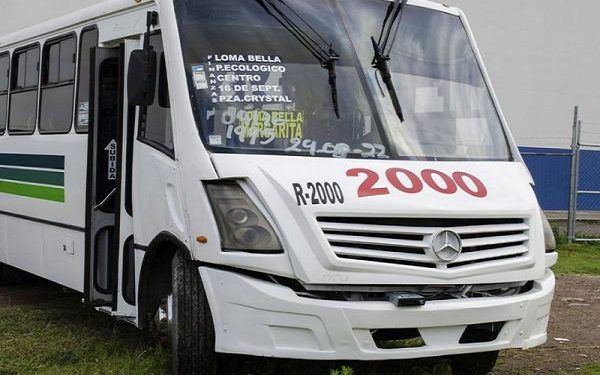 Retiran cinco unidades de transporte público por funcionamiento irregular en Puebla