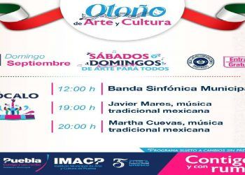 Actividades artísticas y culturales, en el Centro Histórico de Puebla