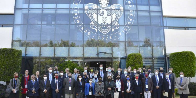 Encabeza la Rectora de la BUAP encuentro con homólogos de universidades alemanas