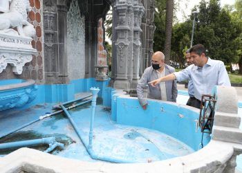 Supervisa Rivera Pérez avances del proyecto de rehabilitación del Paseo Bravo