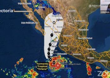 México, en alerta por tormenta Orlene; puede crecer a huracán categoría 1