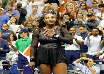 Se despide Serena Williams con récord de espectadores en el abierto de EU