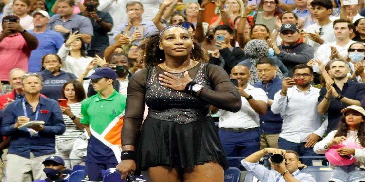 Se despide Serena Williams con récord de espectadores en el abierto de EU
