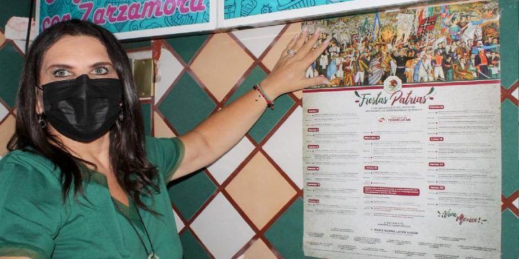 Arrancan festejos del mes patrio en Texmelucan; alcaldesa coloca bando solemne 2022