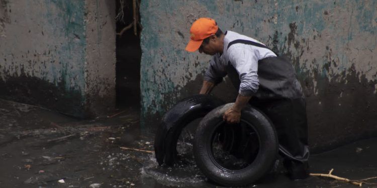 Retira OOSL Puebla más de 3 toneladas de basura del Puente Negro