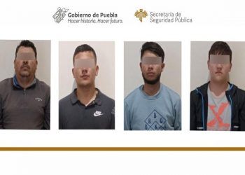 Extorsionadores de «gota a gota» son detenidos en Puebla
