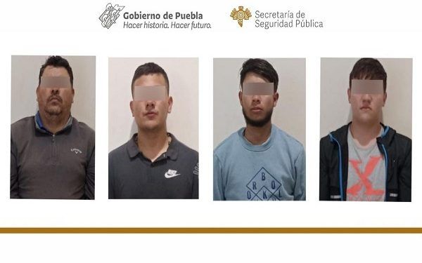 Extorsionadores de «gota a gota» son detenidos en Puebla