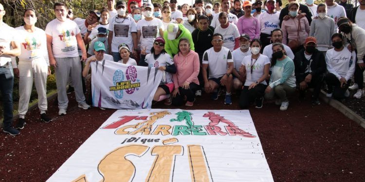 Más de 500 personas participan en la carrera «Di que sí» organizada por el ISSSTEP
