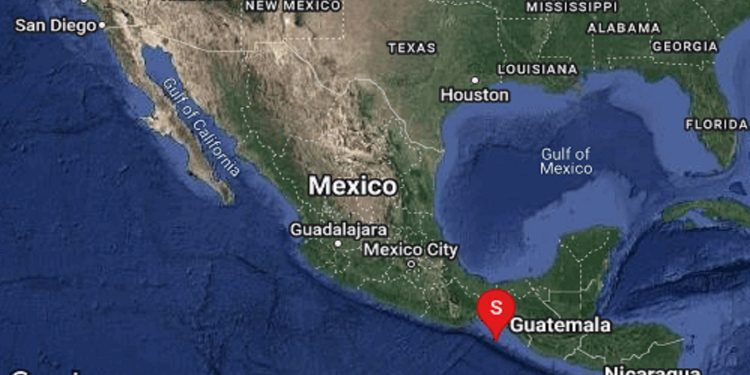 Se registra sismo de 5.8 al sureste de Pijijiapan, Chiapas