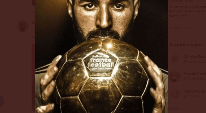 Karim Benzema se lleva el Balón de Oro 2022