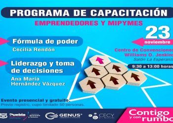 Invita Secretaría de Turismo municipal a jornada de capacitación para emprendedores