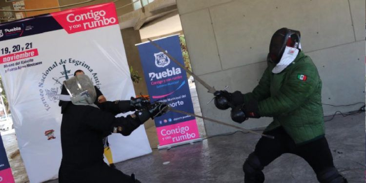 Puebla capital albergará al 13 Torneo Nacional de Esgrima Antigua