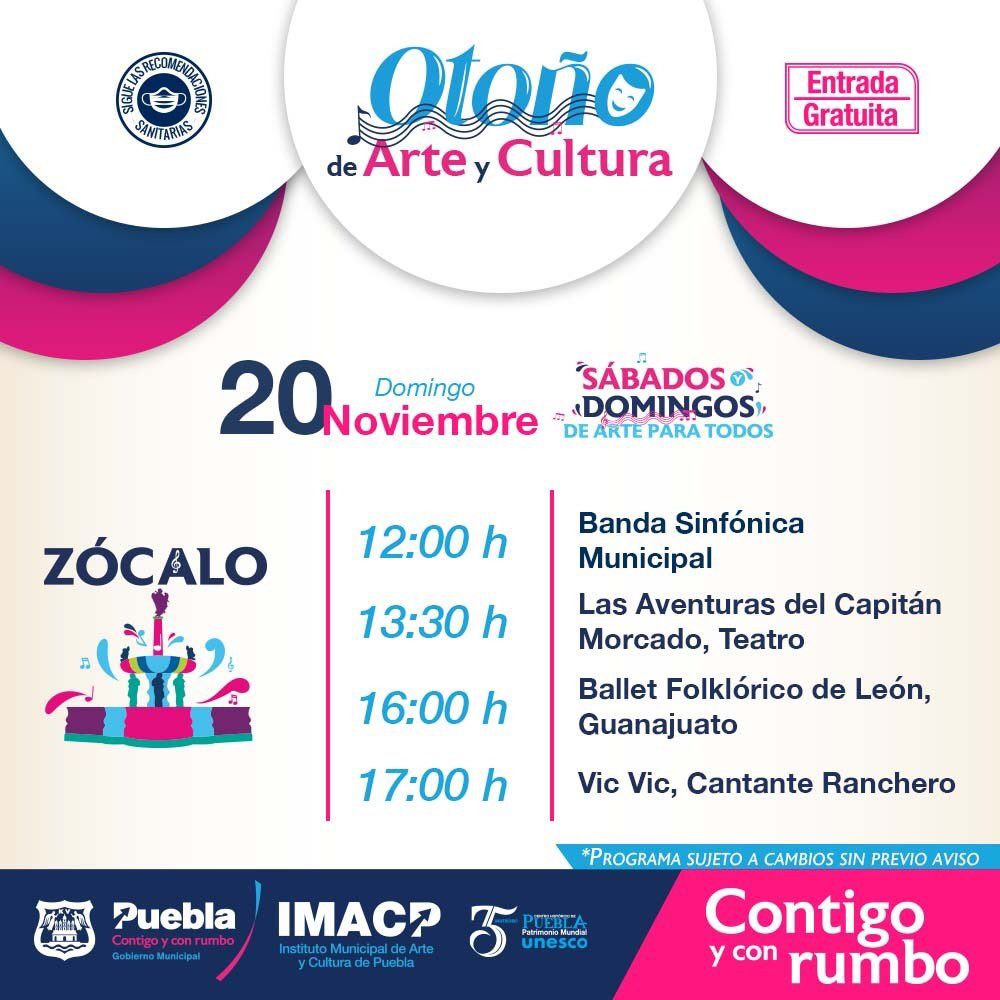 Música, danza, teatro y más, este fin de semana ‘revolucionario’