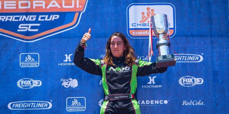 La poblana María José Rodríguez, motivada por cerrar 2022 en el autódromo Miguel E. Abed