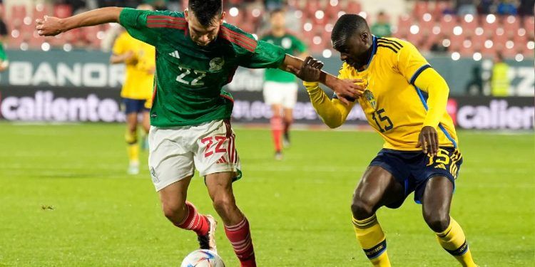 Previo al Mundial de Qatar, la Selección Mexicana cae 1-2 ante Suecia