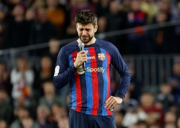 Piqué se retira de las canchas con victoria del Barcelona sobre el Almería
