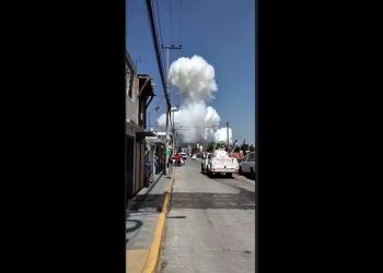 Explota taller de pirotecnia en Tultepec; habría dos personas con quemaduras