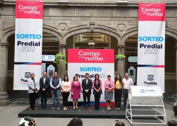 Realiza Ayuntamiento de Puebla Sorteo Predial 2022 entre contribuyentes cumplidos