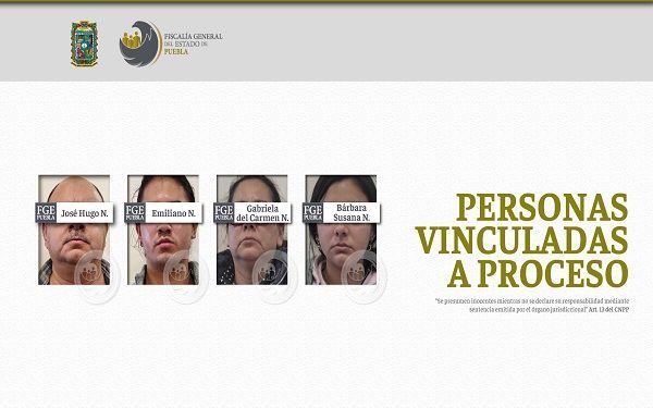 Cuatro personas con 600 dosis de droga en Teziutlán son vinculadas a proceso