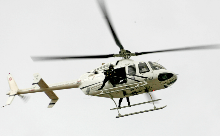 helicoptero seguridad