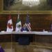 Andrés Manuel López Obrador, presidente Constitucional de los Estados Unidos Mexicanos; Joseph Biden, presidente de los Estados Unidos de América y Justin Trudeau, primer ministro de Canadá presidieron la “Cumbre de Líderes de América del Norte".