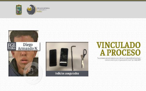 Asaltante de la Ruta 65 es vinculado a proceso en Puebla