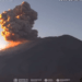 Gran fumarola emitió el volcán Popocatépetl para iniciar el jueves