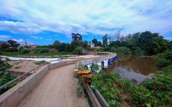 En progreso, saneamiento del Atoyac
