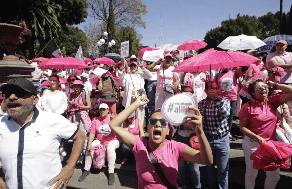 Poblanos unidos en favor del INE