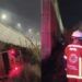 Cae tráiler de puente del Periférico Ecológico y Bulevar Valsequillo en Puebla
