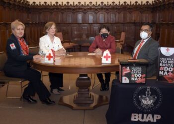 BUAP se suma a la colecta de la Cruz Roja Mexicana