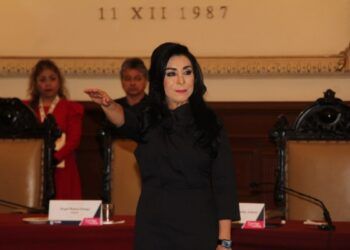 Lucero Saldaña toma protesta como secretaria del Ayuntamiento de Puebla