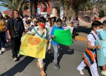 Alumnos exigen alto a la violencia en escuelas de Teotihuacán