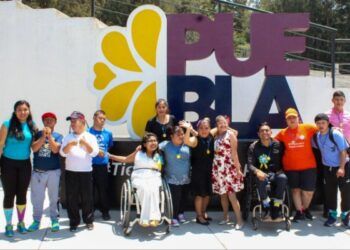 Realizan rally deportivo para personas con síndrome de down en Puebla
