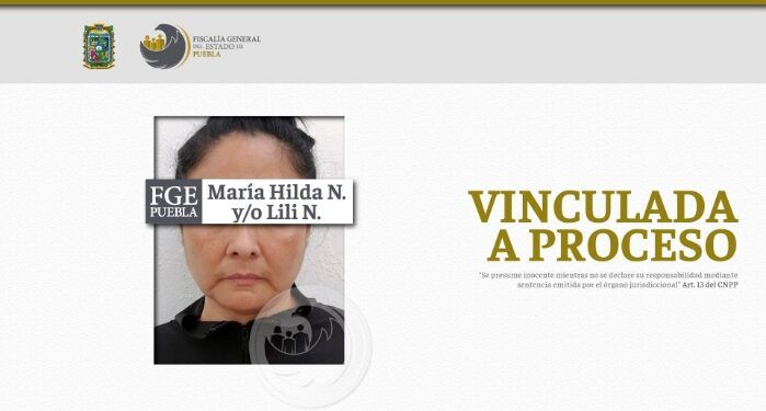 Vinculan a proceso a la ex Miss Puebla, María Hilda, N, por el delito de trata de personas