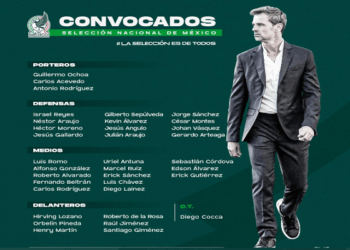 Cocca presenta su primera convocatoria en la selección mexicana