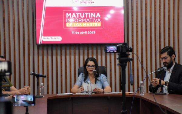 Norma Layón anuncia construcción de drenaje pluvial en junta auxiliar de Texmelucan