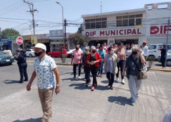 San Martín Texmelucan se suma a simulacro nacional