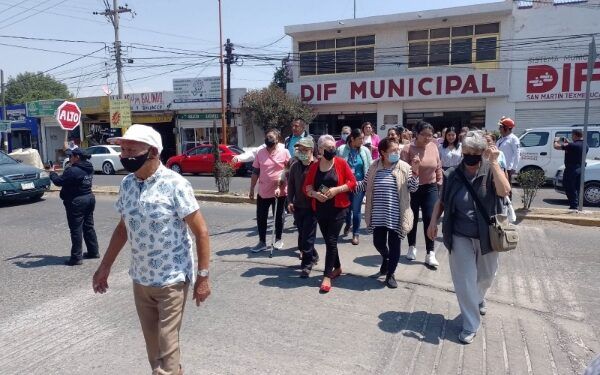 San Martín Texmelucan se suma a simulacro nacional