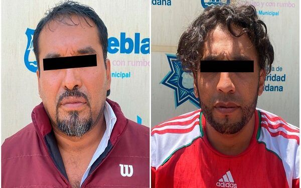 Detienen a pareja de ladrones al norte de la capital poblana
