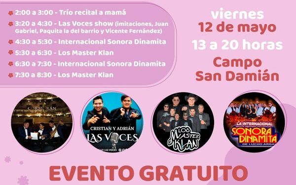 Ayuntamiento de Texmelucan celebrará a las mamás con concierto gratuito